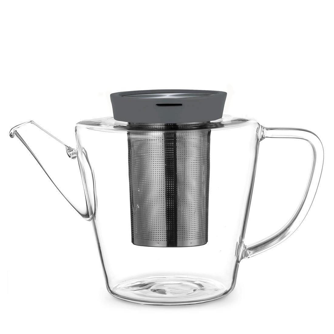 Infusion™ Glass Teapot - VIVA | Color=Stone grey