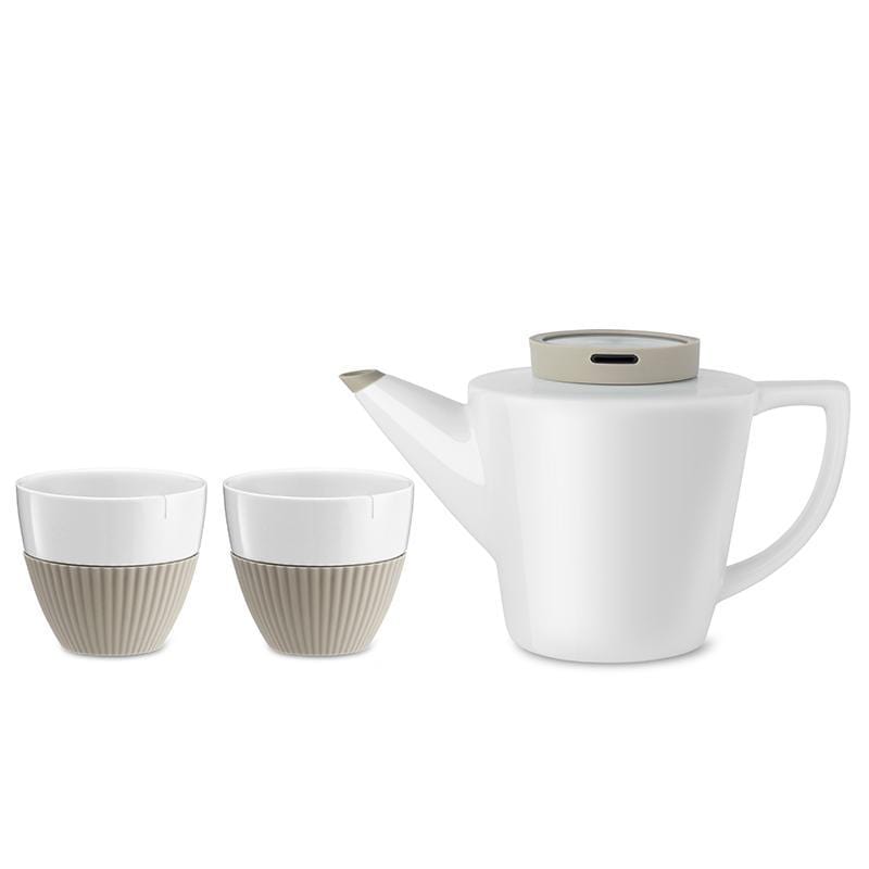Infusion™ Porcelain Tea Set-VIVA Scandinavia | Color=Buttermilk
