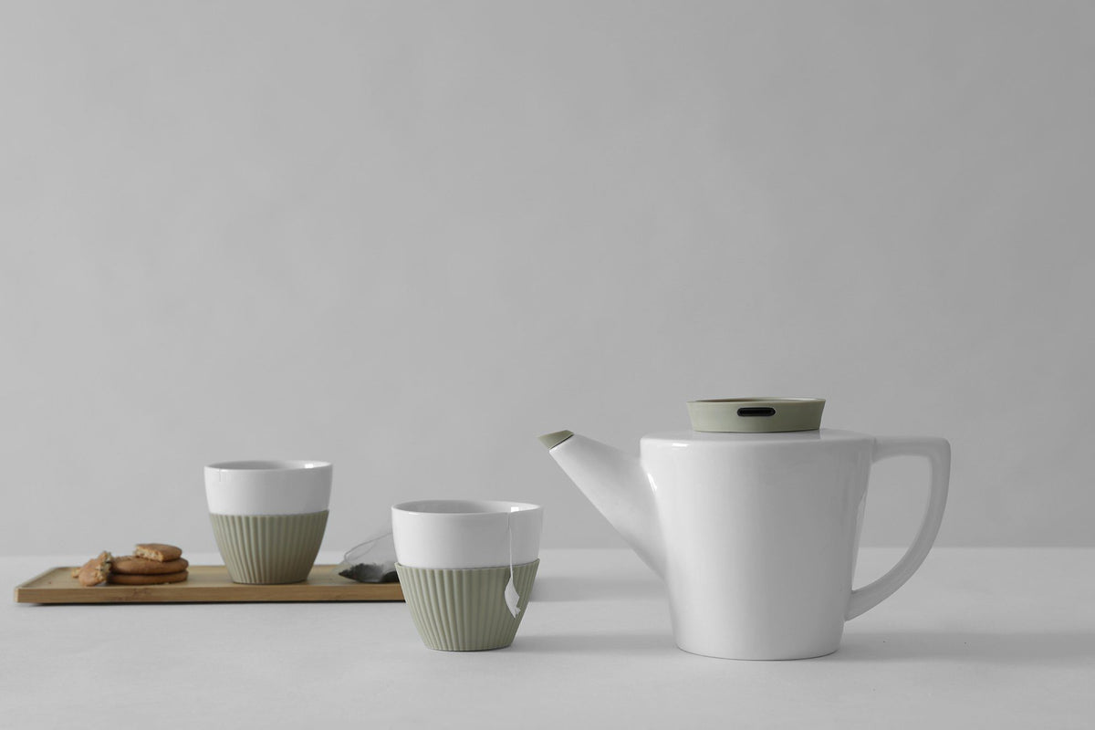 Infusion™ Porcelain Teapot - VIVA | Color=Buttermilk