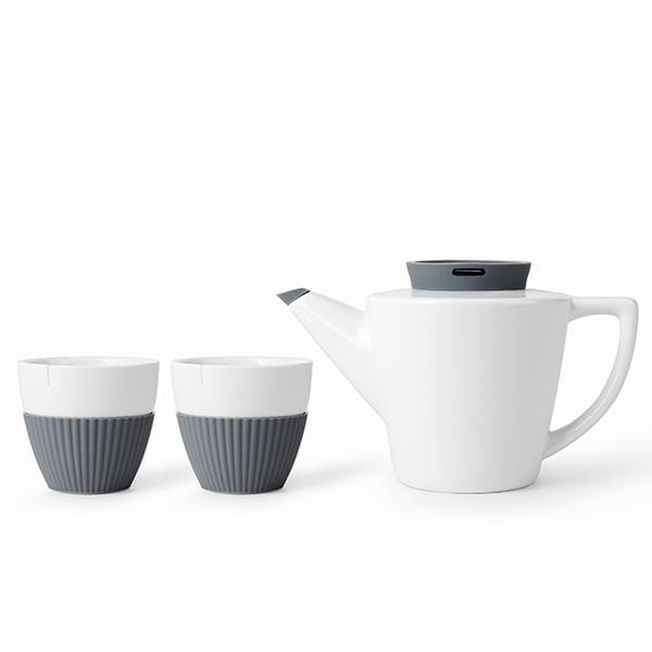 Infusion™ Porcelain Tea Set-VIVA Scandinavia | Color=ash grey