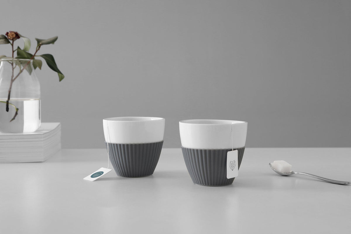 Anytime™ Tea Cup - Set Of 2-VIVA Scandinavia | Color=ash grey