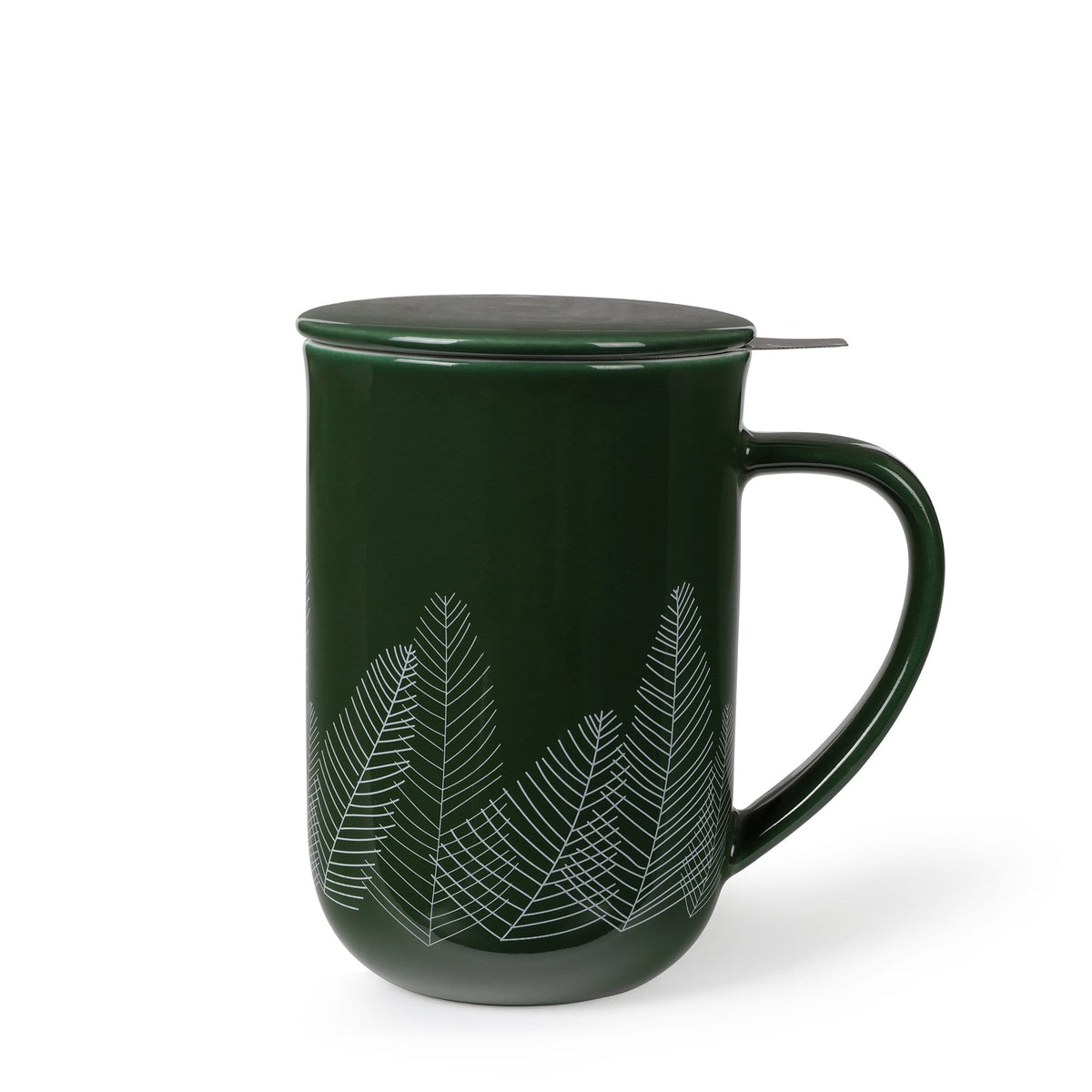 Minima ™ Balanced Winter Tea Mug - VIVA | Color=forset pine