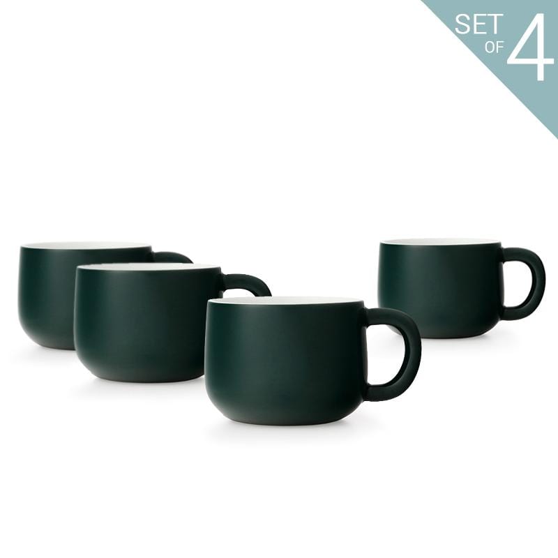 Isabella™ Tea Cup - Set Of 4 - VIVA | Color=pine green